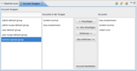 [Translate to EN:] Neue Account- und Gruppenverwaltung
