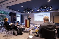 Michael Flürenbrock opening the verinice.XP 2023